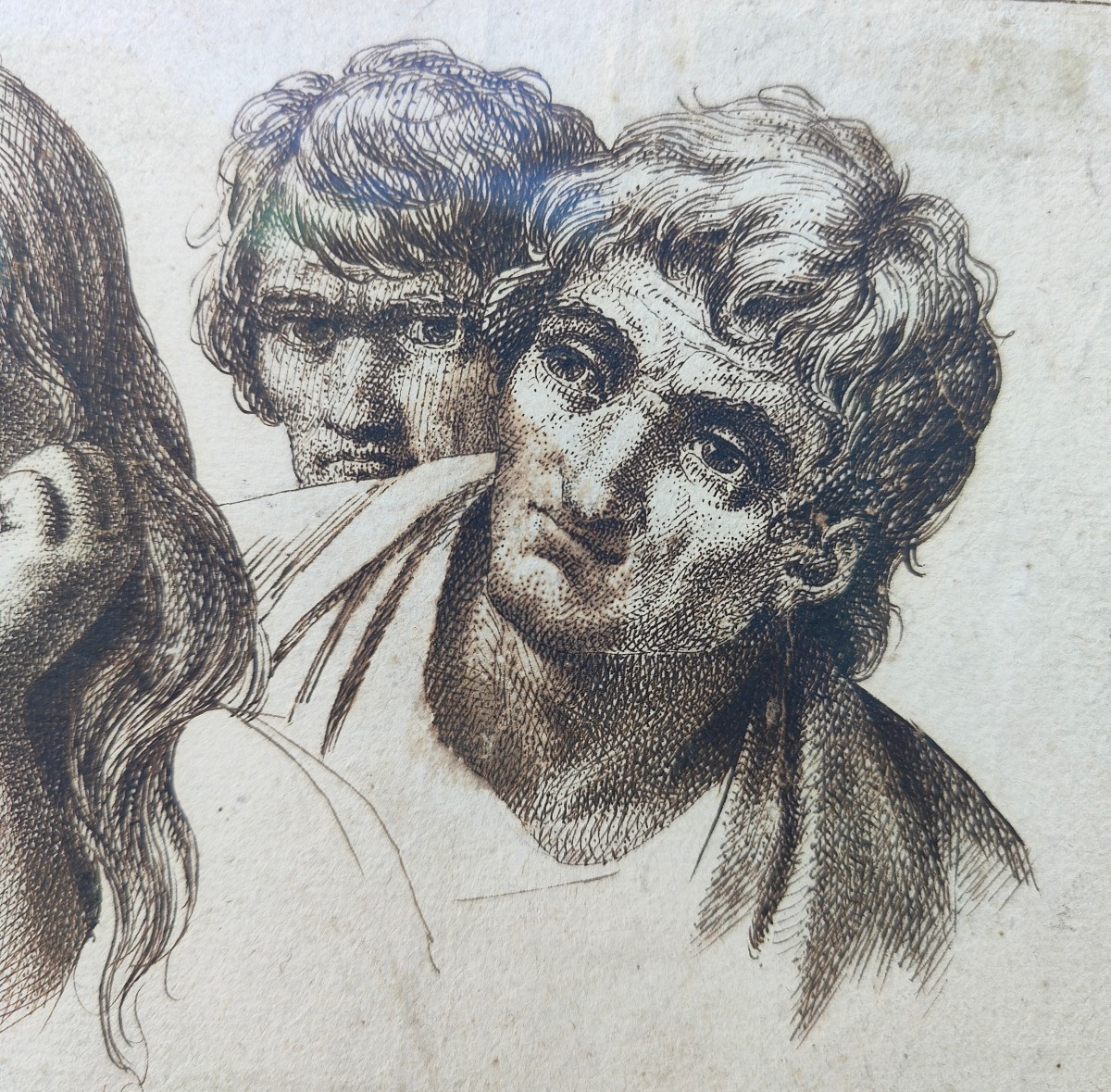 DE LA SERRIE (FIN 18EME) - DESSIN TETES -photo-4