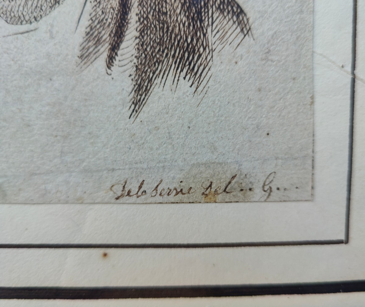 DE LA SERRIE (FIN 18EME) - DESSIN TETES -photo-1