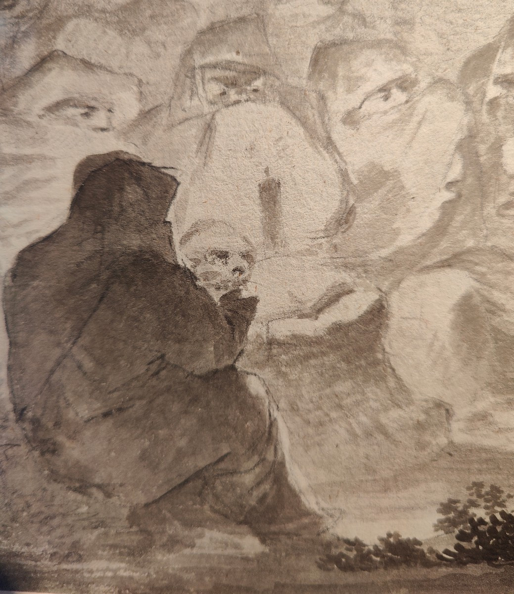 Goya - 18th Century Drawing Witches-photo-4