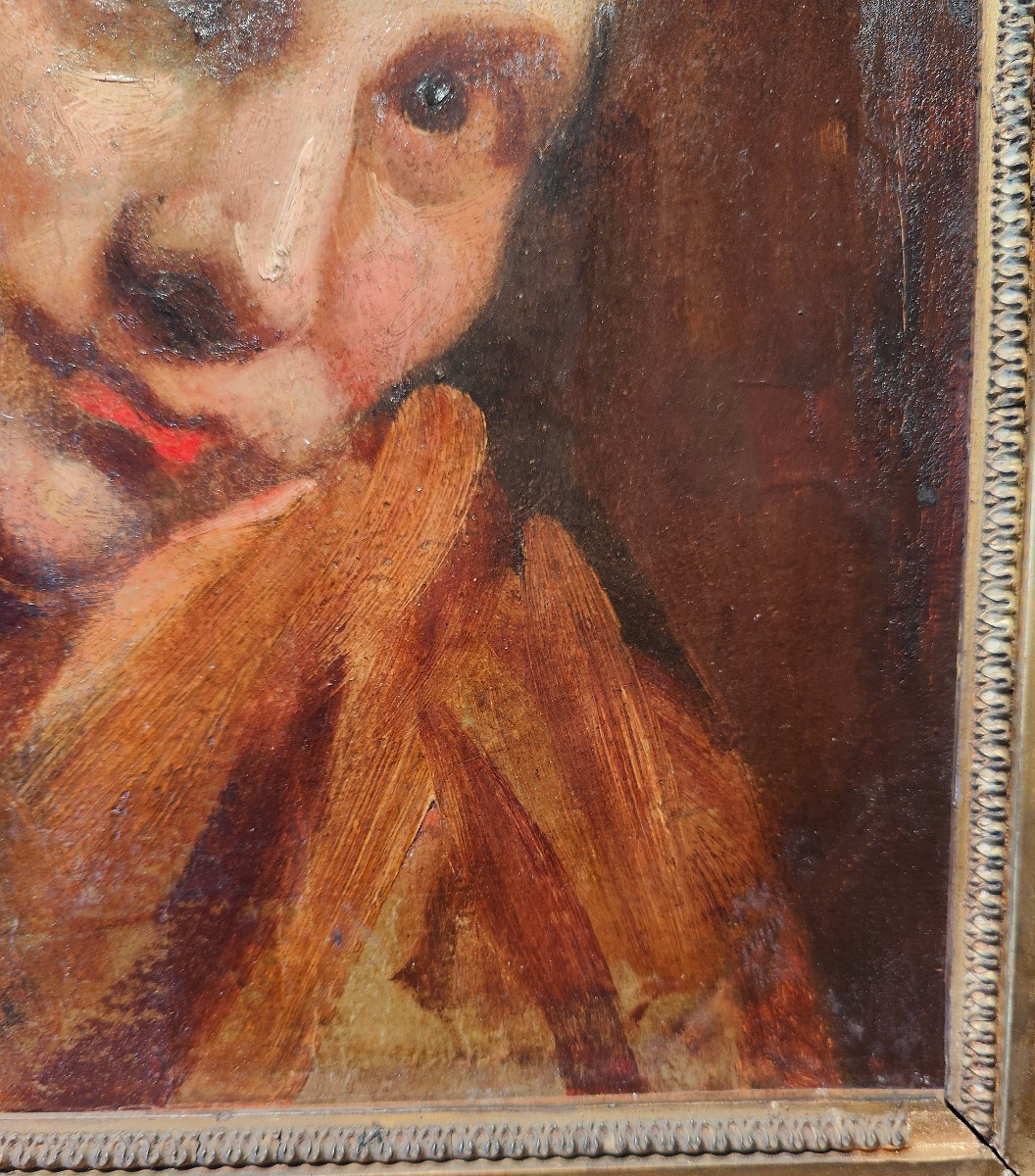 ATTR. CRESPI 18EME - PORTRAIT ANDROGYNE-photo-2