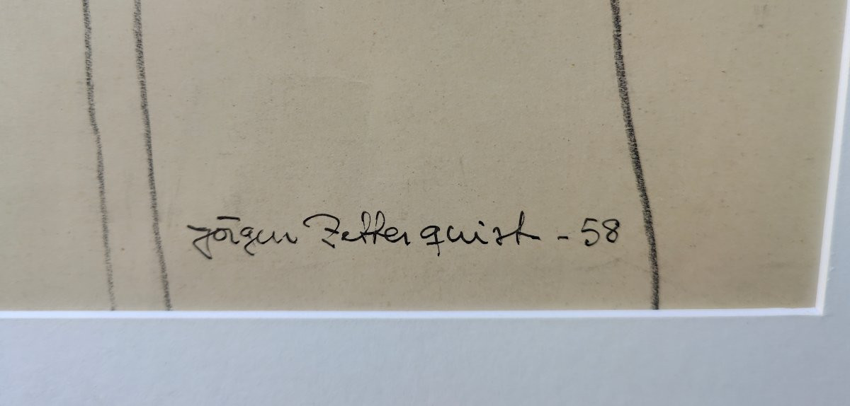 J. Zetterqvist (1958) - Pike Drawing-photo-3