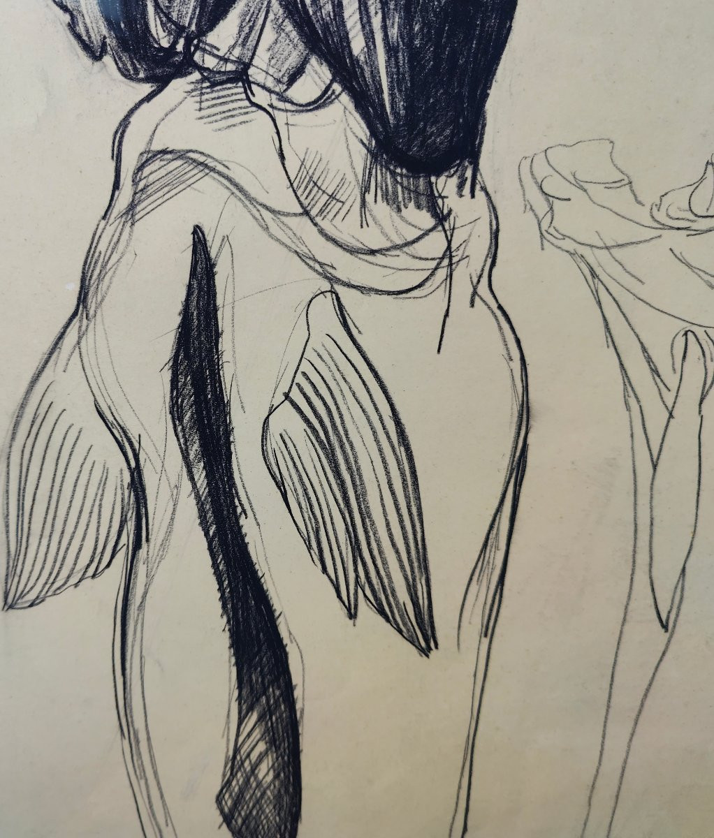 J. Zetterqvist (1958) - Pike Drawing-photo-2