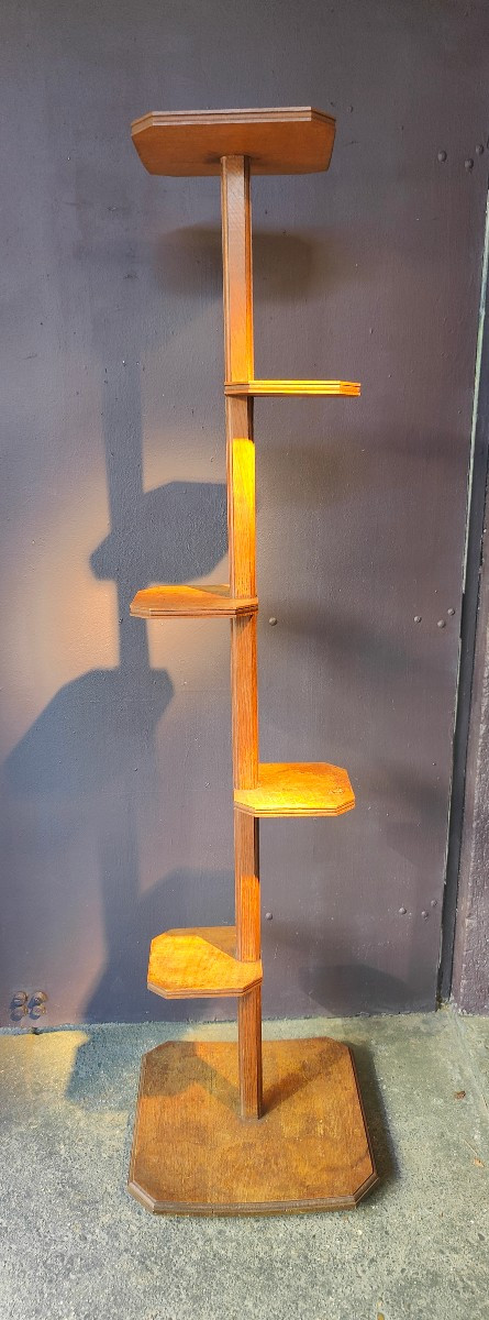 Oak Pot Stand - France 1940