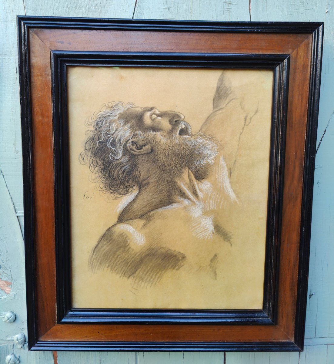 ATTR. HEIM 1820 - TETE D'HOMME -photo-2