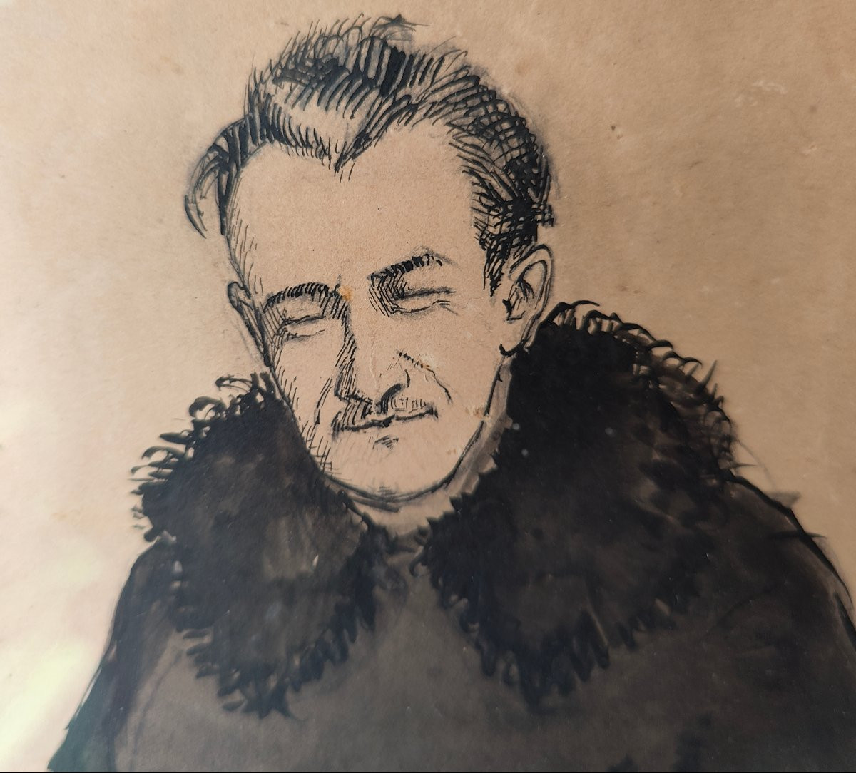 A. Leleux 1918 - Aviator Portrait-photo-4