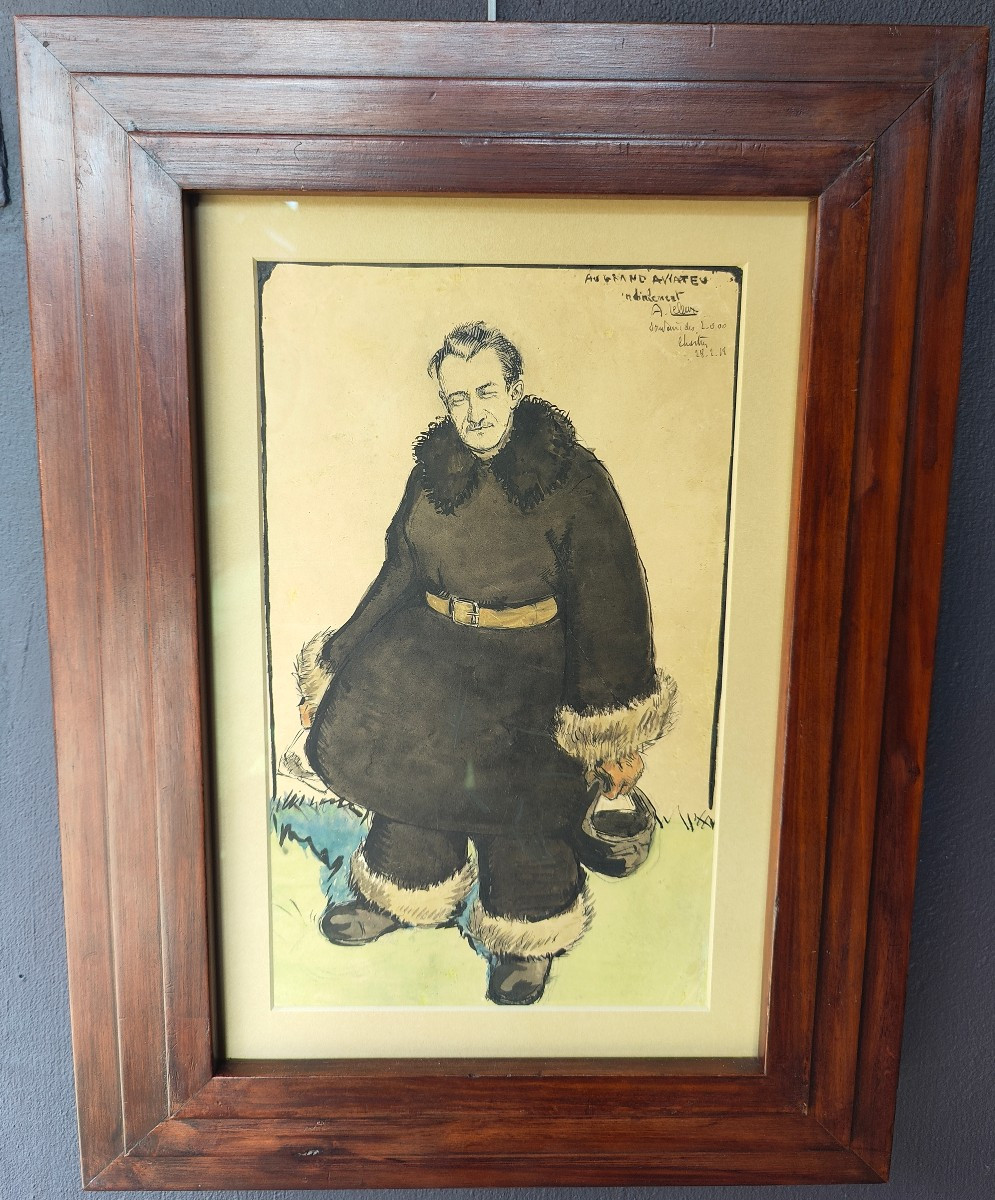 A. Leleux 1918 - Aviator Portrait