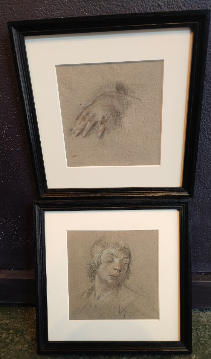 XVI Century Italy - Pair Of Drawings-photo-2