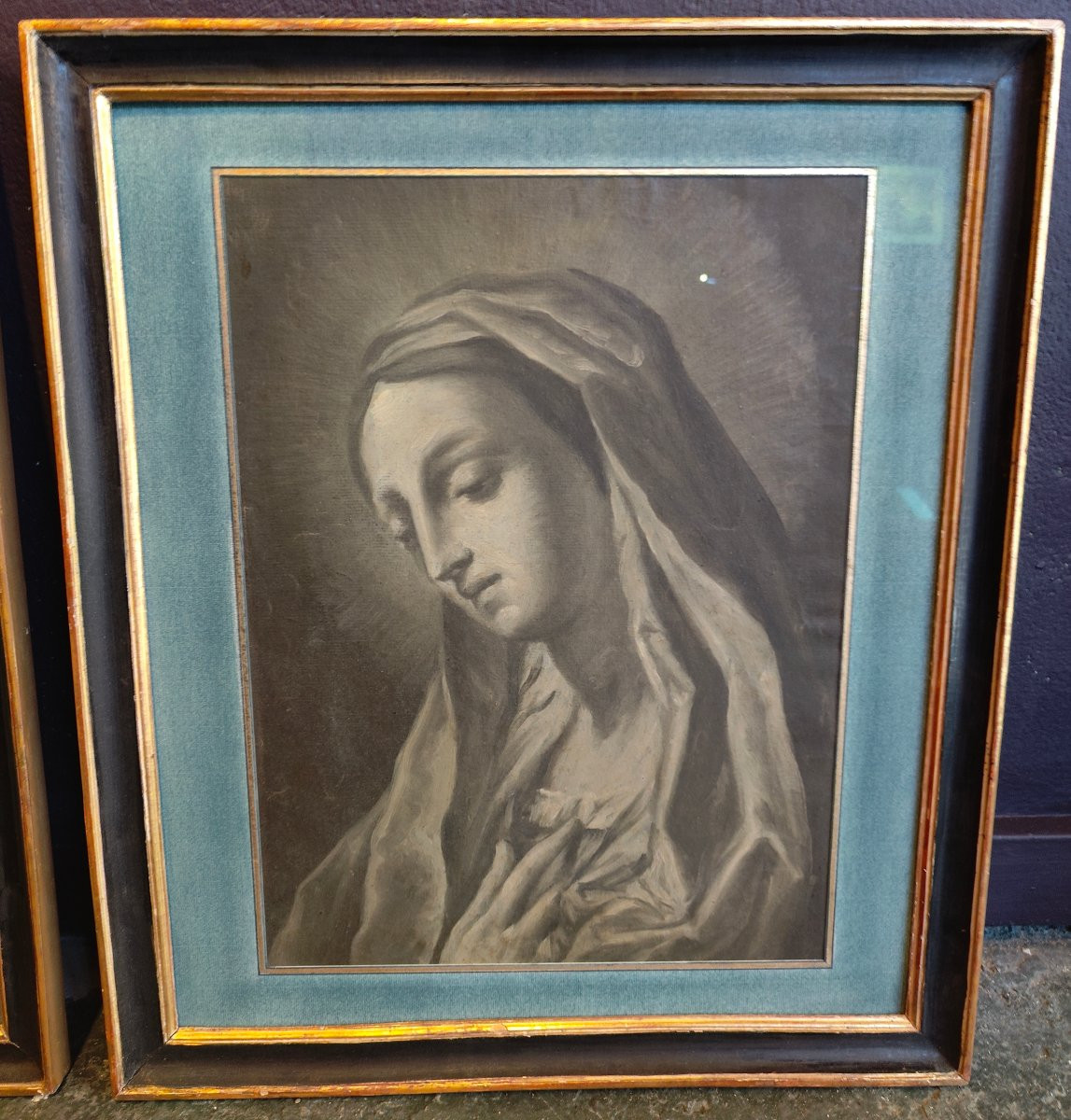 Giambattista Piazzetta - Christ And The Virgin-photo-3