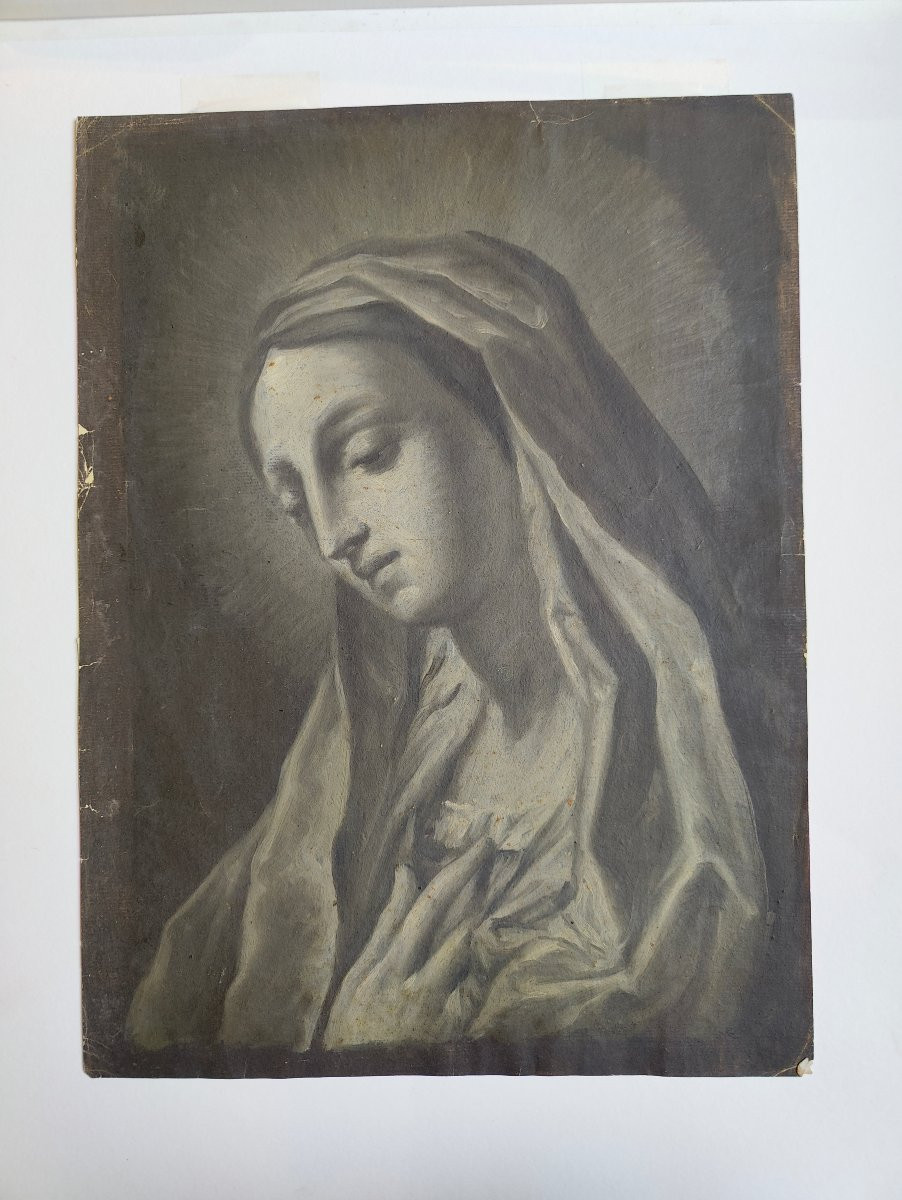 Giambattista Piazzetta - Christ And The Virgin-photo-3