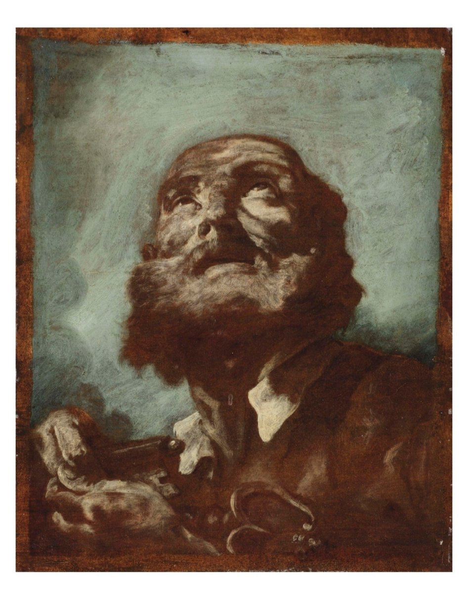 Giambattista Piazzetta - Christ And The Virgin-photo-8