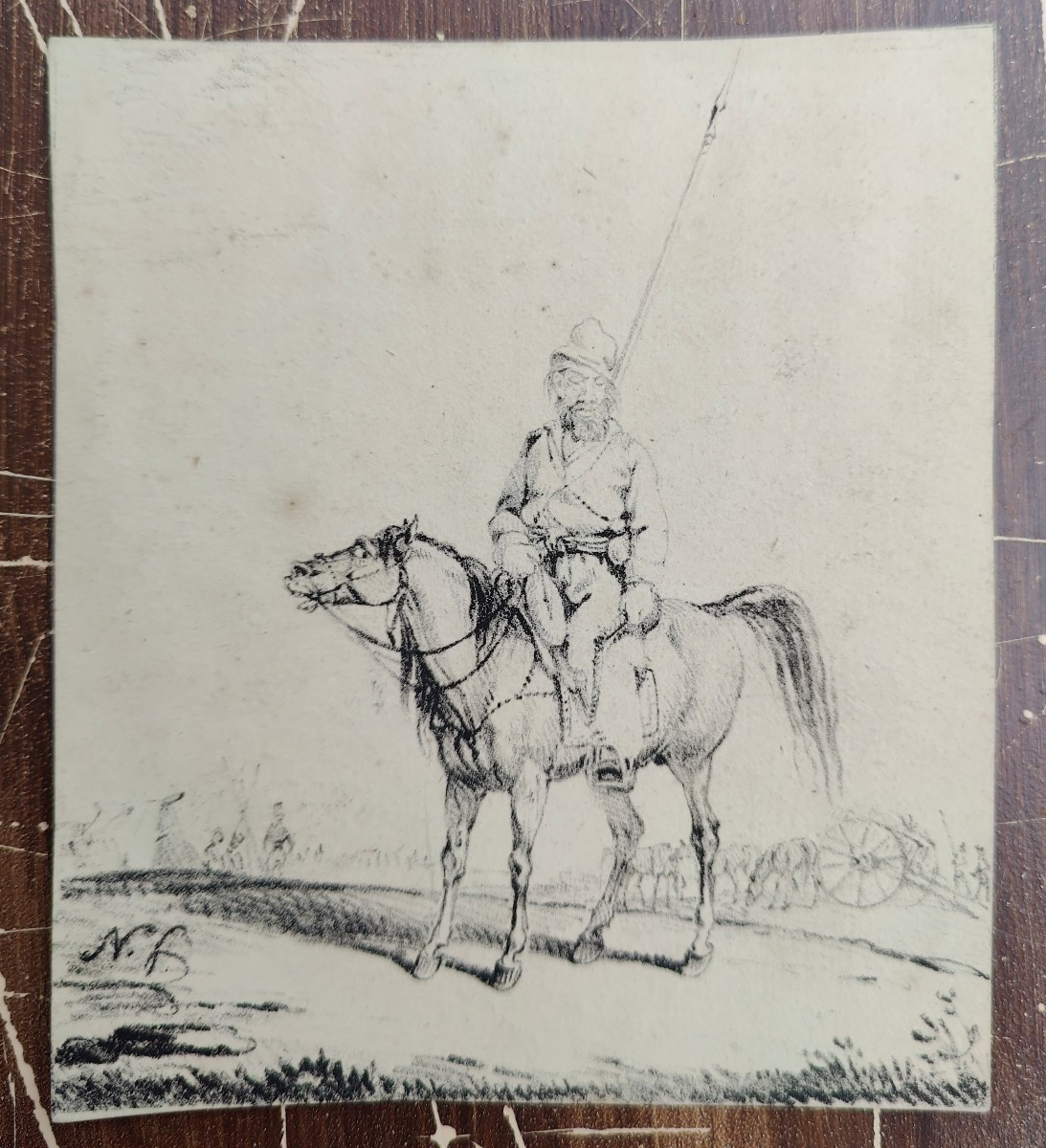 Norblin 18th - Polish Lancer Engraving