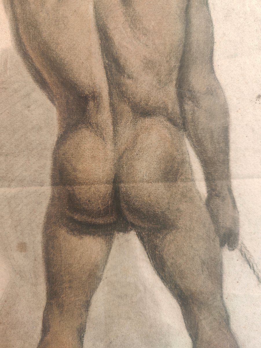 Academie Homme Noir - 1830 Drawing-photo-3