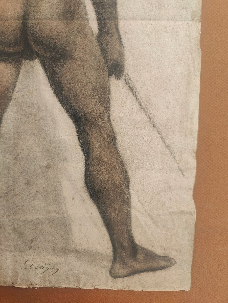 Academie Homme Noir - 1830 Drawing-photo-3