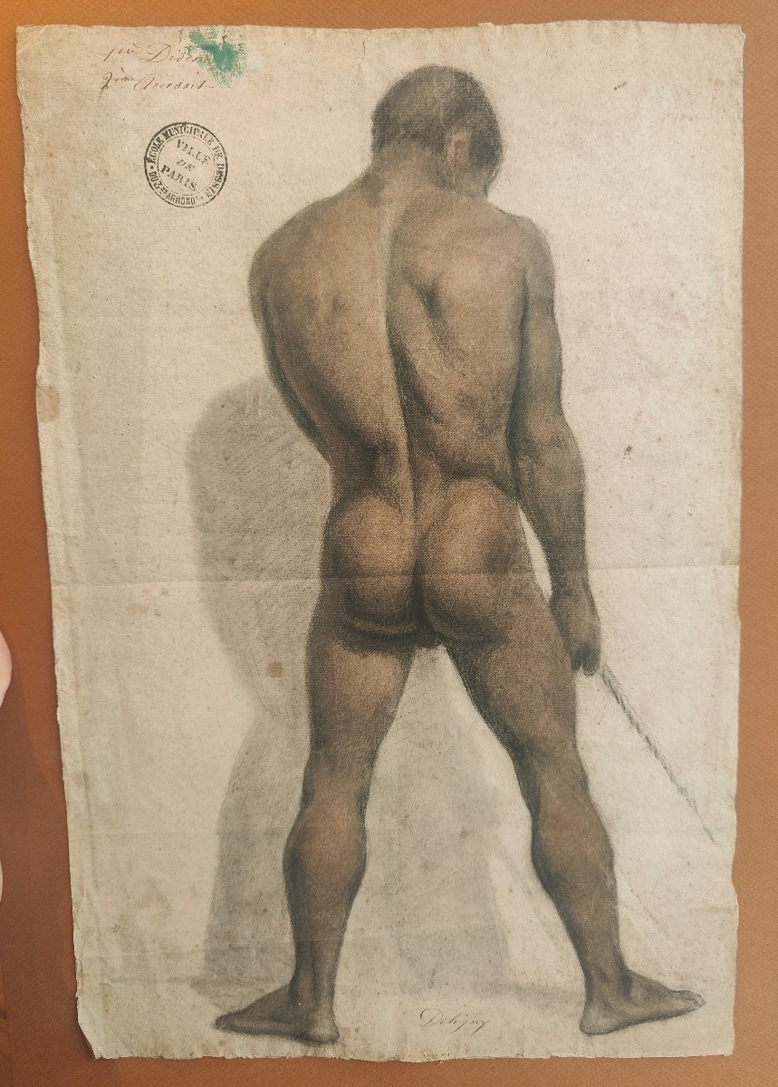 Academie Homme Noir - 1830 Drawing