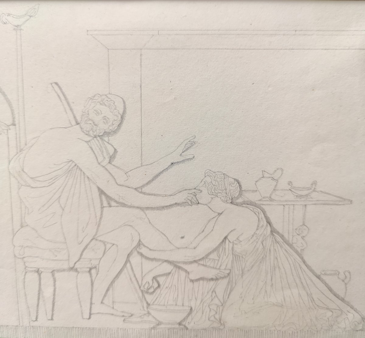 J.b Roman 1821 - Drawing Rome-photo-4