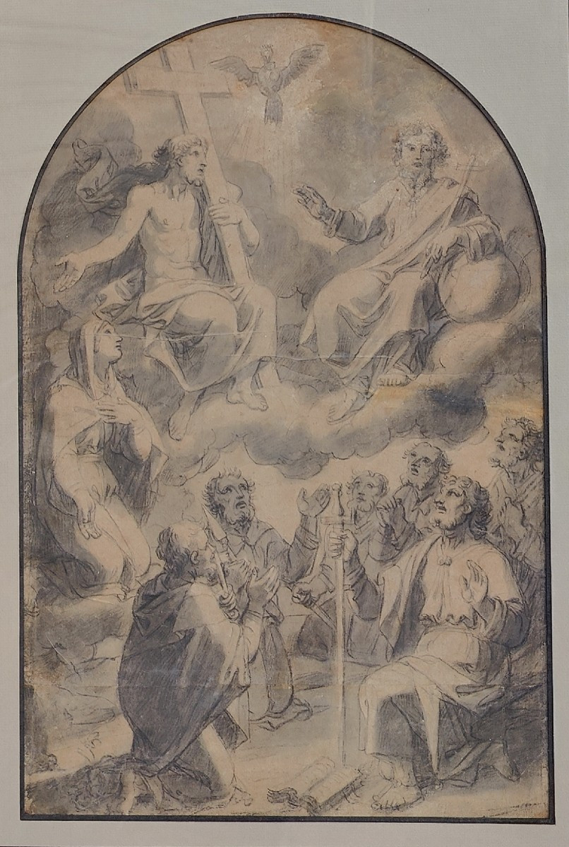 F. VERDIER 17EME - GRAND DESSIN TRINITÉ 