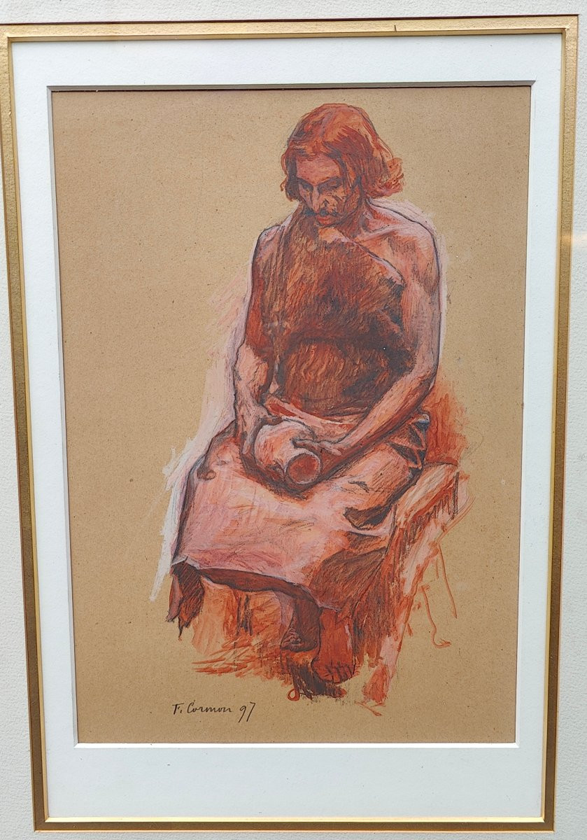 CORMON DESSIN - FEMME PALEONTOLOGIE-photo-3