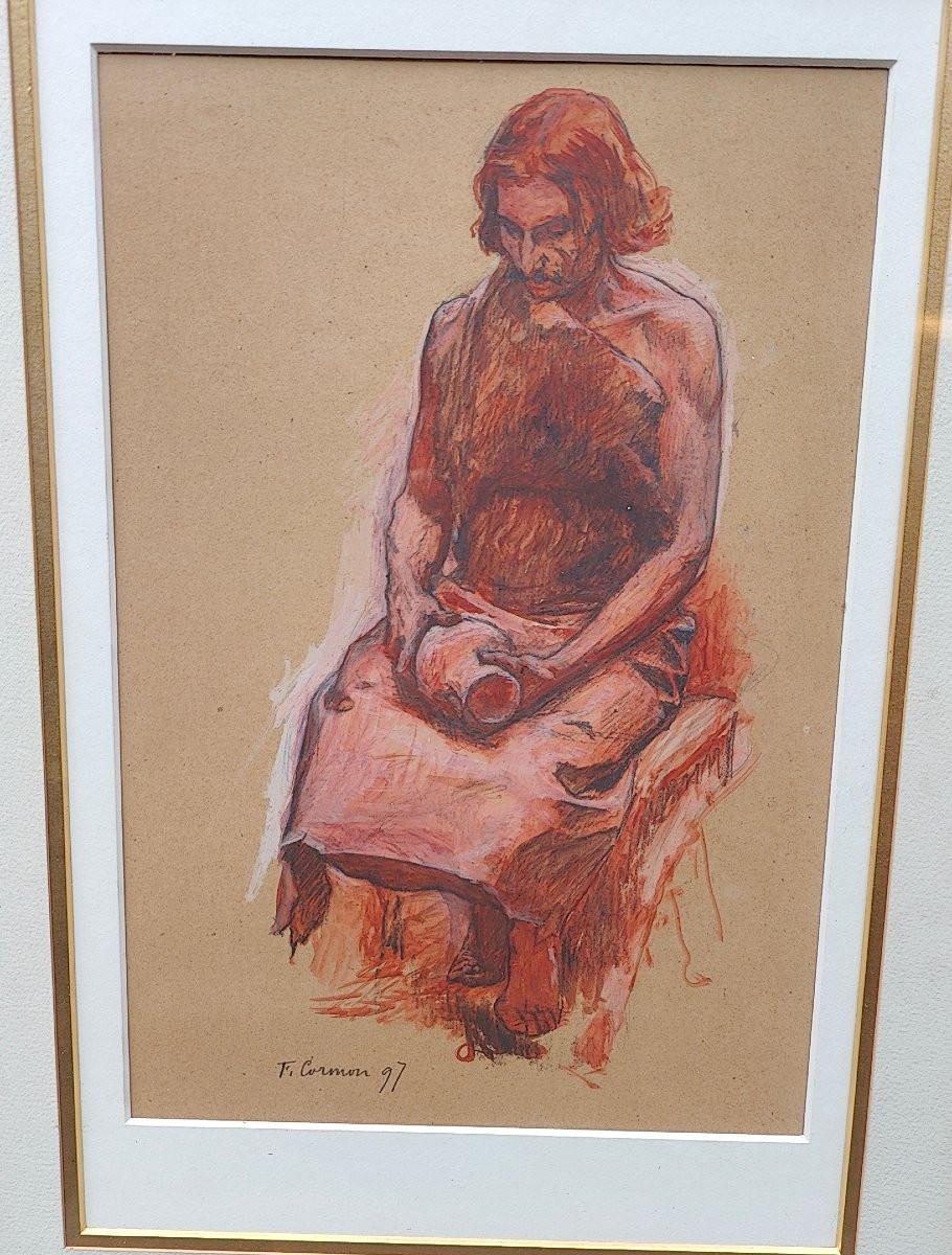 CORMON DESSIN - FEMME PALEONTOLOGIE-photo-4