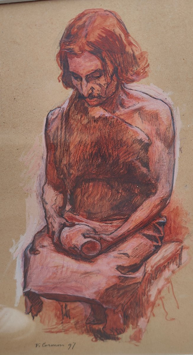 CORMON DESSIN - FEMME PALEONTOLOGIE-photo-4