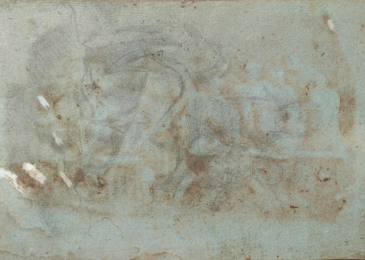 Italy XVI Penni - La Cene Drawing-photo-1