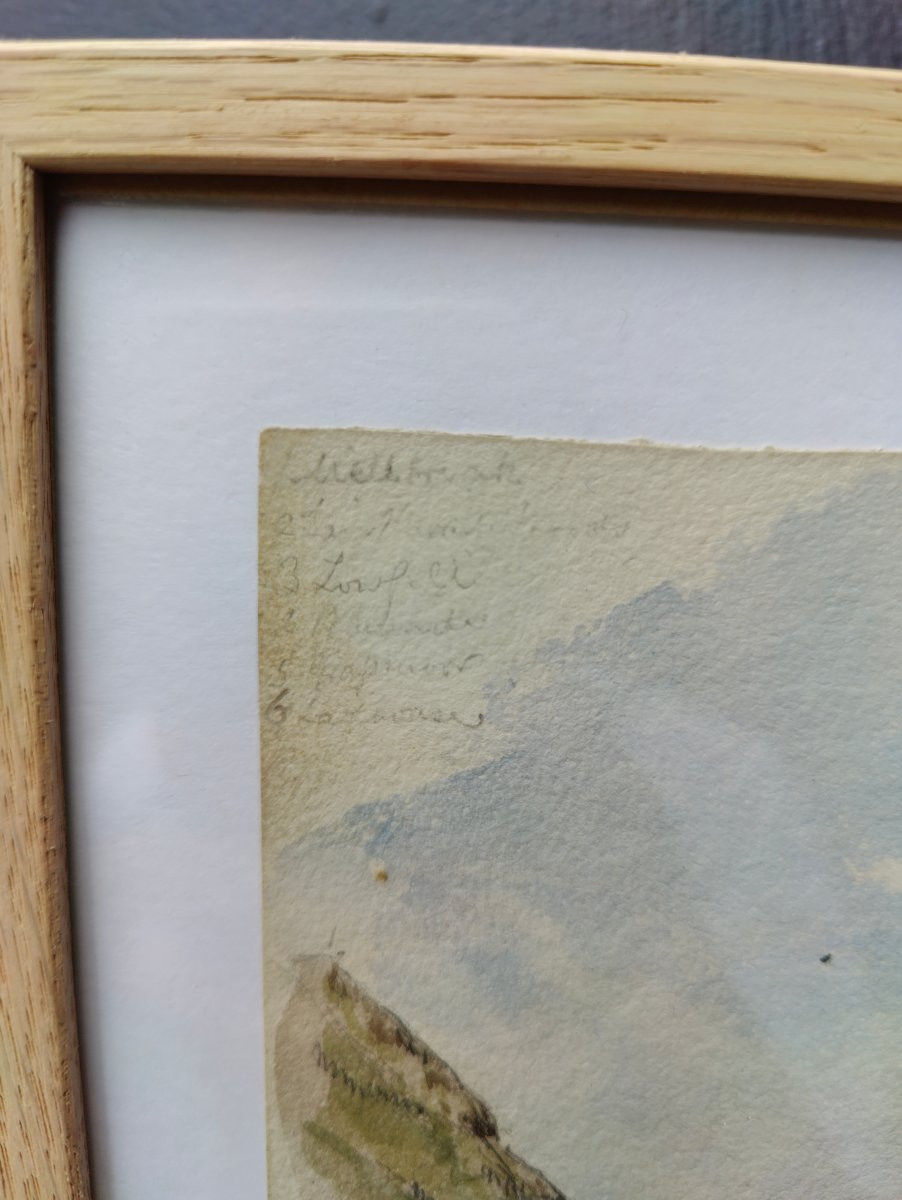 Crummock Water - 1850 Watercolor-photo-2