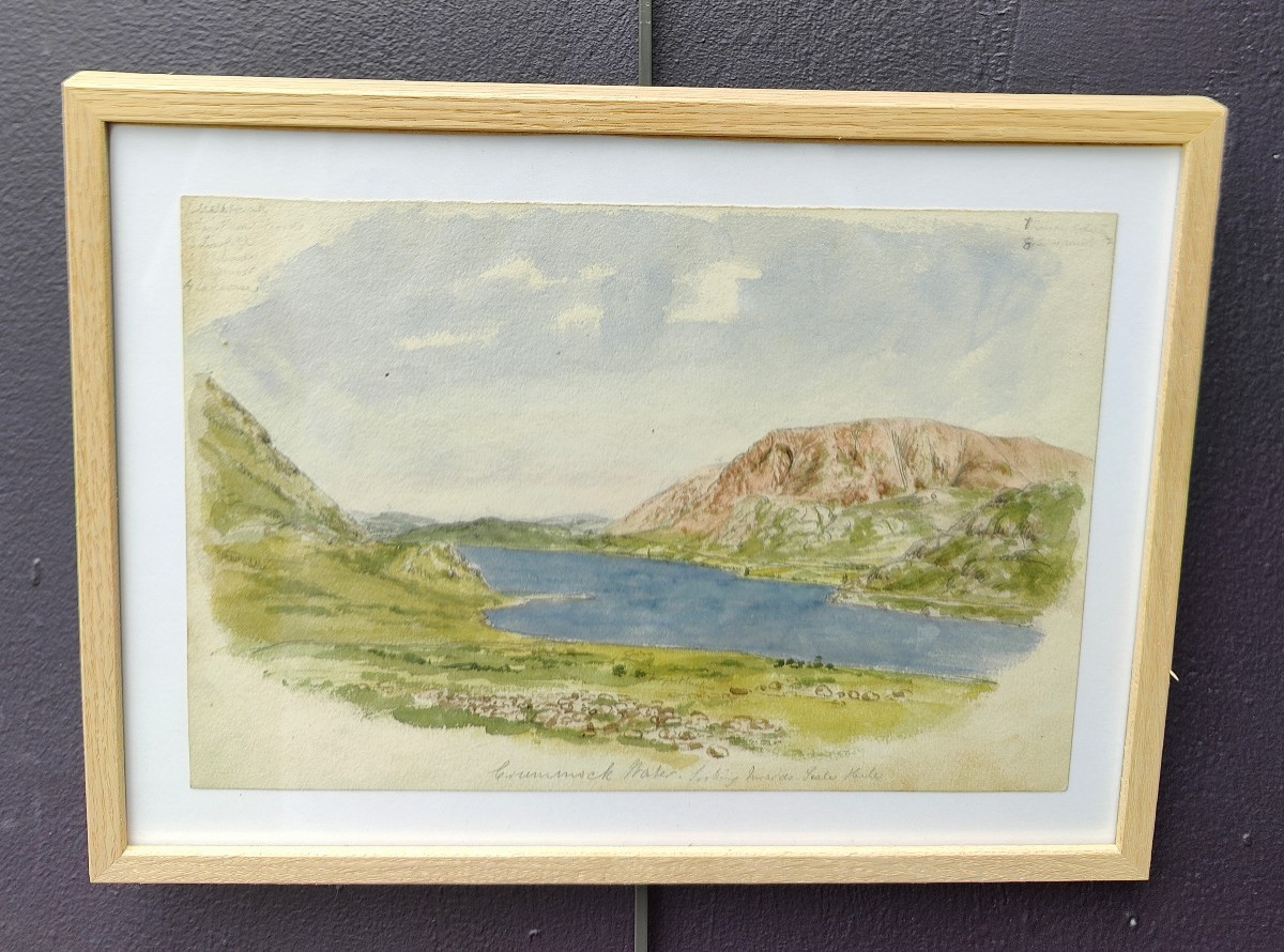 Crummock Water - 1850 Watercolor