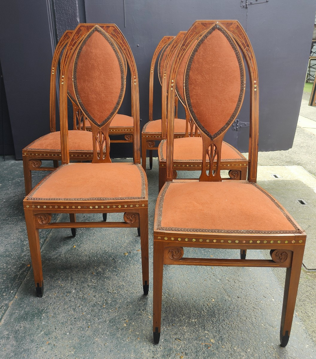 6 Chairs Barcelona 1911 - Busquets 