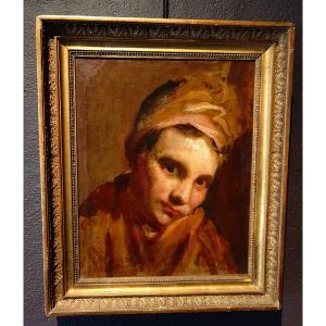 ATTR. CRESPI 18EME - PORTRAIT ANDROGYNE