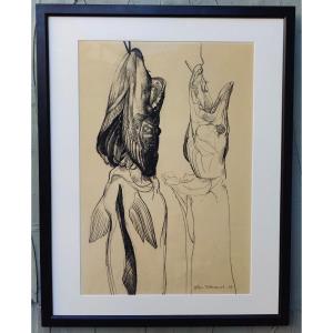 J. ZETTERQVIST (1958) - BROCHETS DESSIN