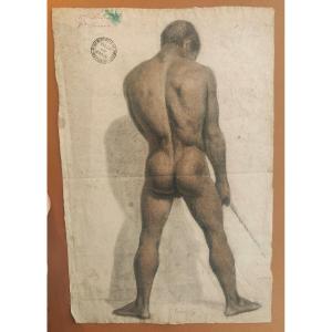ACADEMIE HOMME NOIR - 1830 DESSIN 