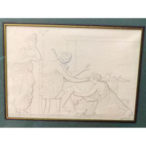J.B ROMAN 1821 - DESSIN ROME