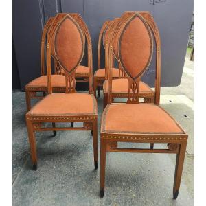 6 CHAISES BARCELONE 1911 - BUSQUETS