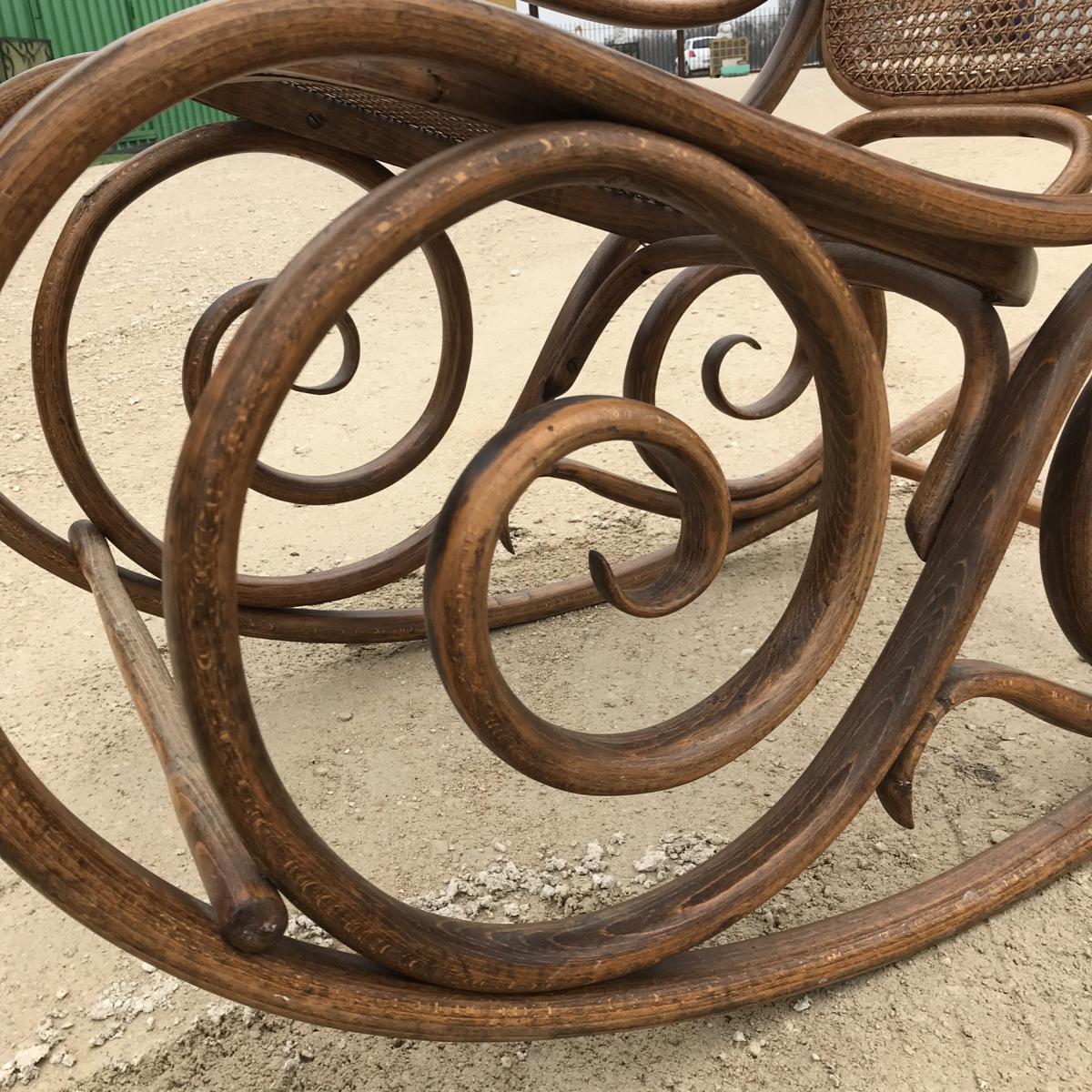 Rocking-chair Par J&j Kohn-photo-3