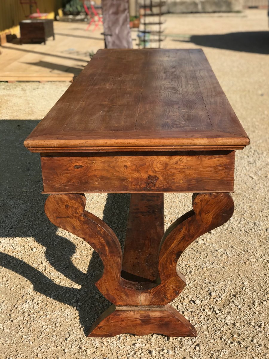 Very Large Silky Table Restoration Period-photo-3