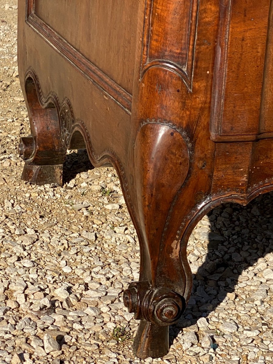 18th Century Scribanne Commode In Walnut-photo-2