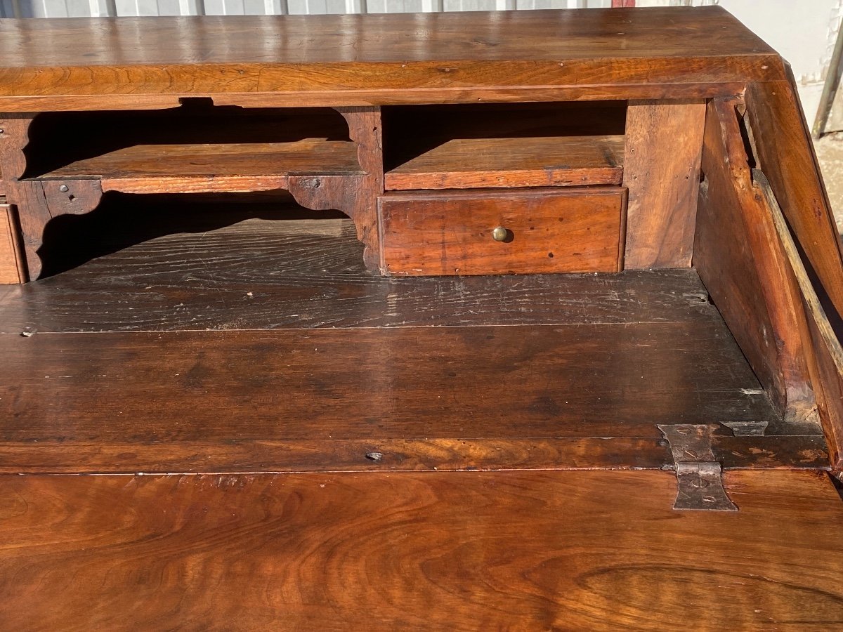 18th Century Scribanne Commode In Walnut-photo-5