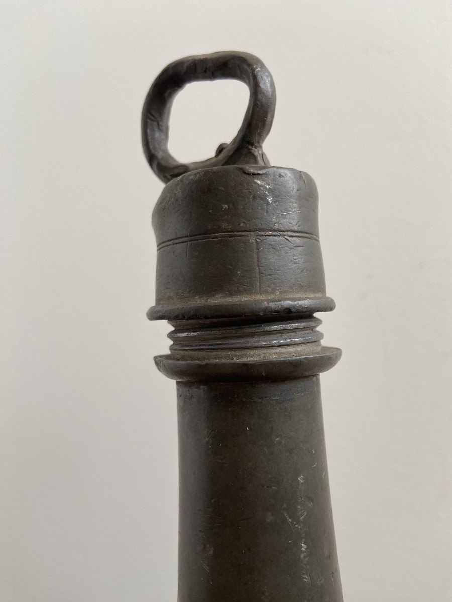 Bottle Called "ferrière" Tin/lead Alloy - South Of France - XVIIIth-photo-3