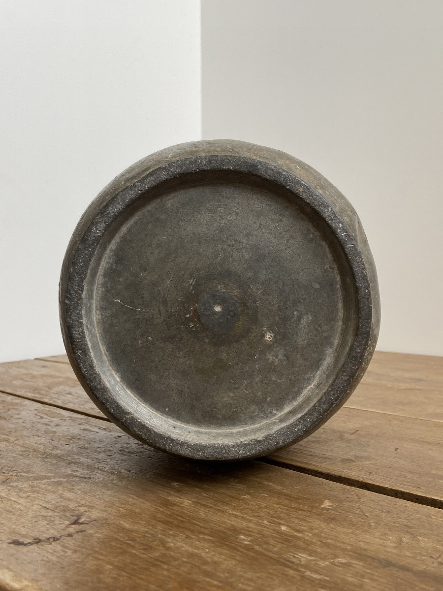 Bottle Called "ferrière" Tin/lead Alloy - South Of France - XVIIIth-photo-4