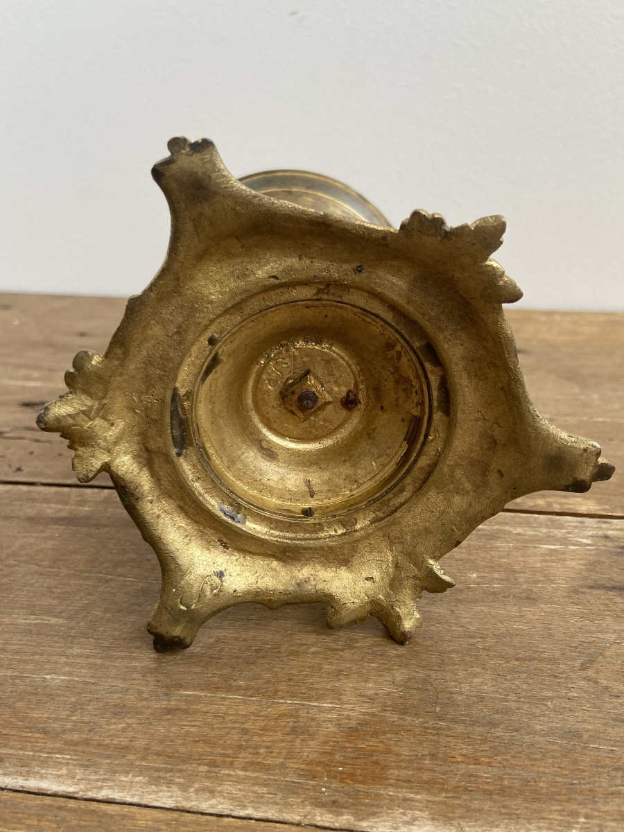 Baguier en Bronze, Décor De Lion Et Feuille de Vigne, France 19ème-photo-3