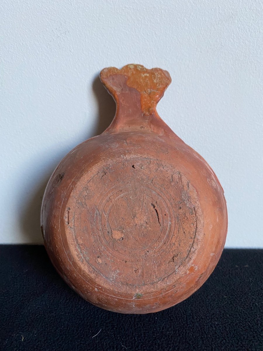 Rare Tastevin In Ocher Terracotta - South West Of France-photo-2