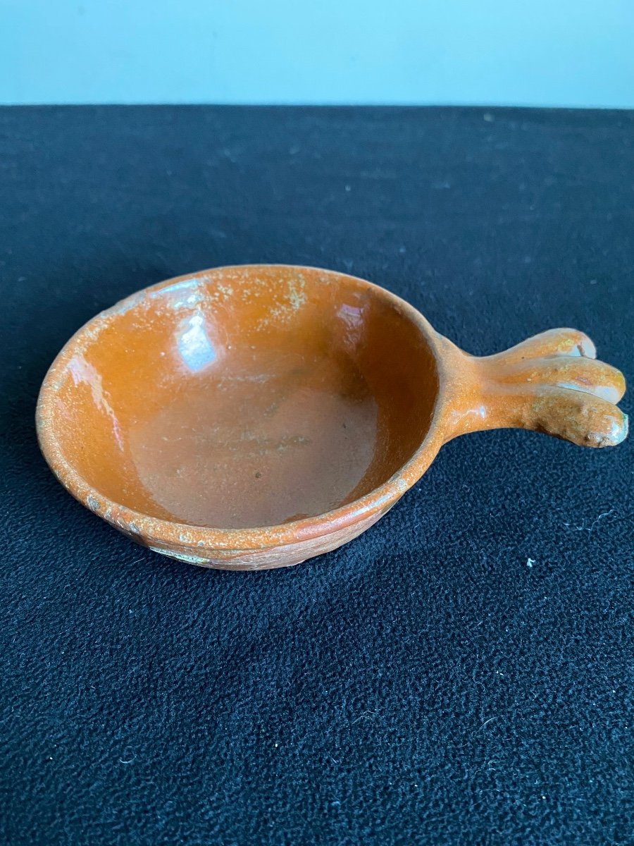 Rare Tastevin In Ocher Terracotta - South West Of France-photo-2