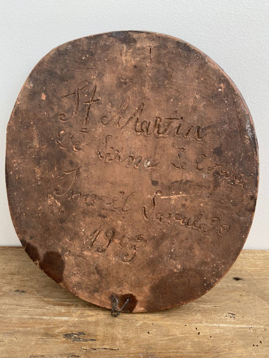 Terracotta Medallion With The Effigy Of Peter Paul Rubens-photo-2