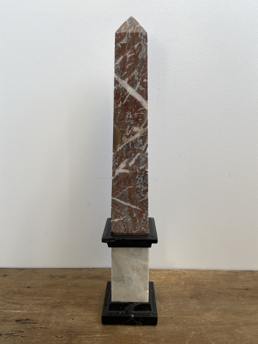 Neoclassical Style Marble Obelisk-photo-4