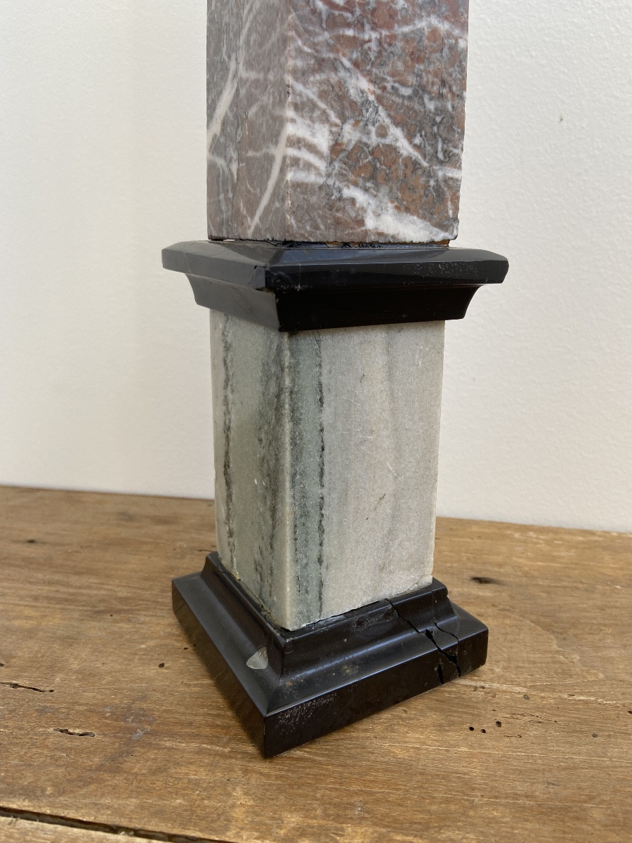 Neoclassical Style Marble Obelisk-photo-3