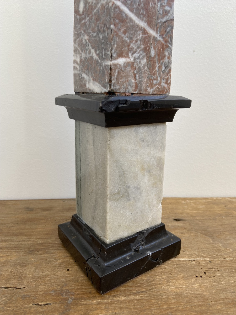 Neoclassical Style Marble Obelisk-photo-4