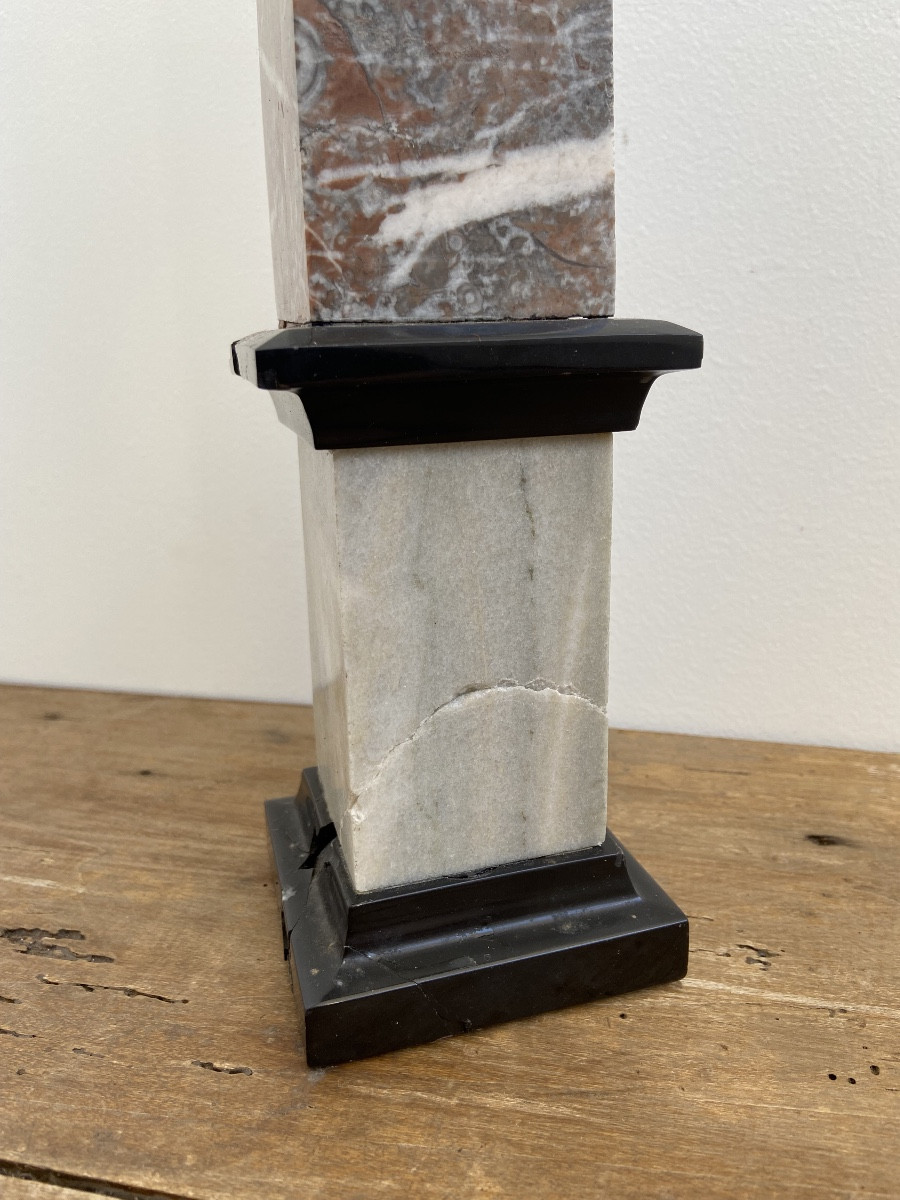 Neoclassical Style Marble Obelisk-photo-5