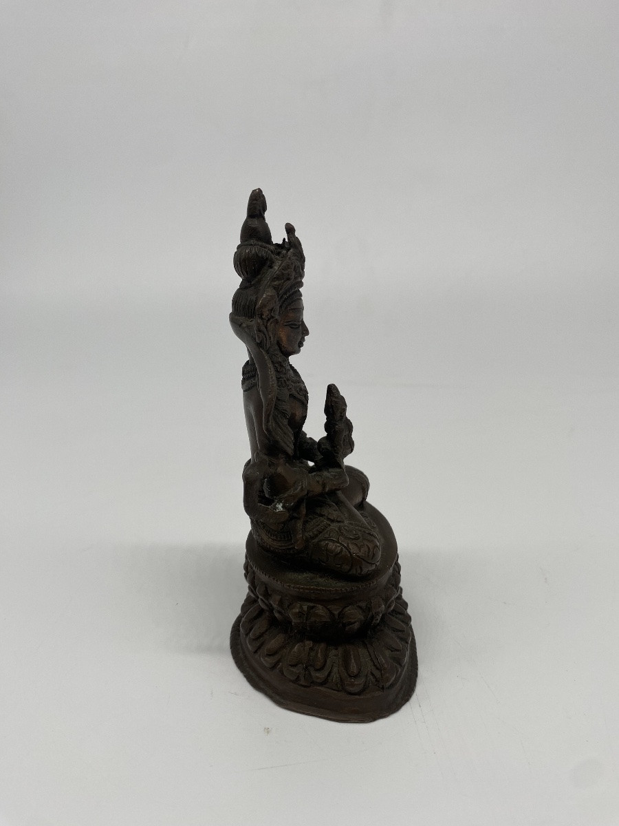 Art d’Asie: Bouddha Amitayus en bronze, Tibet-photo-2