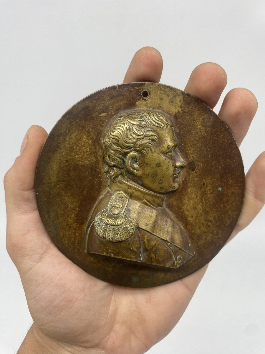 Médaille en bronze à l’effigie de Napoléon Ier XIXème