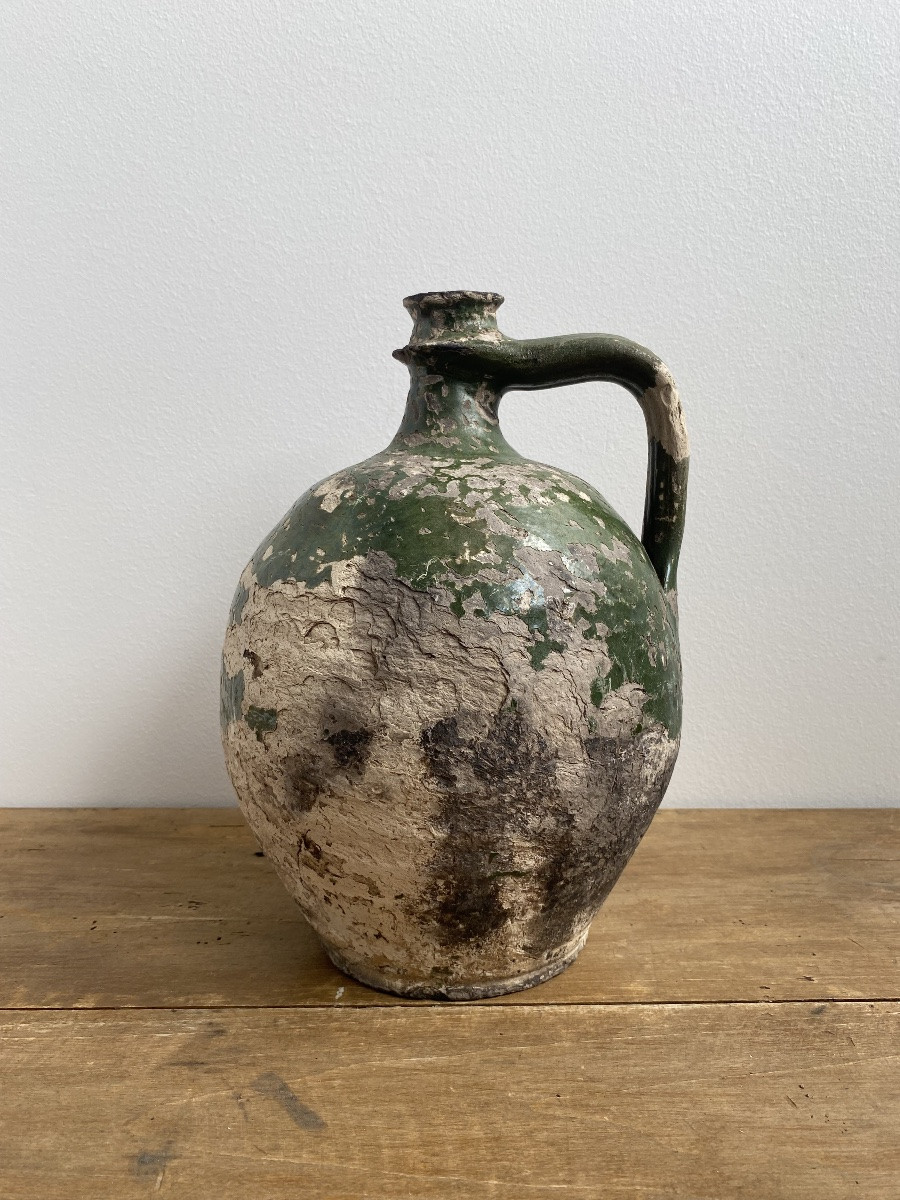 Cruche à huile, Saintonge La Chapelle-des-Pots, fin 18ème-photo-3