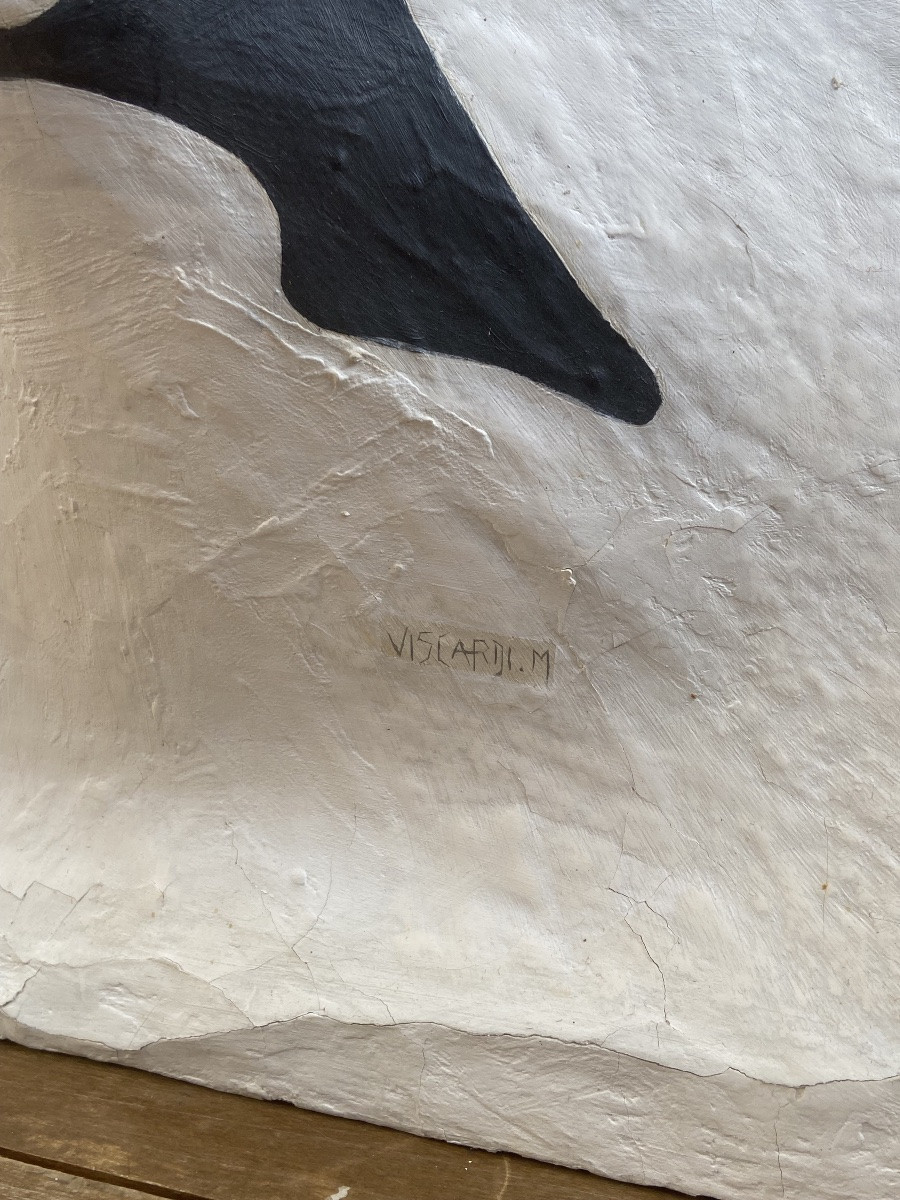 Portrait Of Marcel Marceau, Mixed Media, Contemporary Work-photo-1